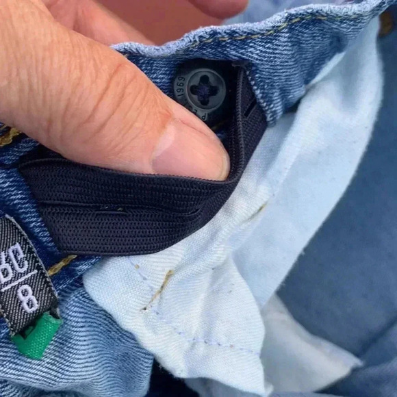 Five for 25 Gap 1969, regular  skinny, light wash jeans - Picture 6 of 9